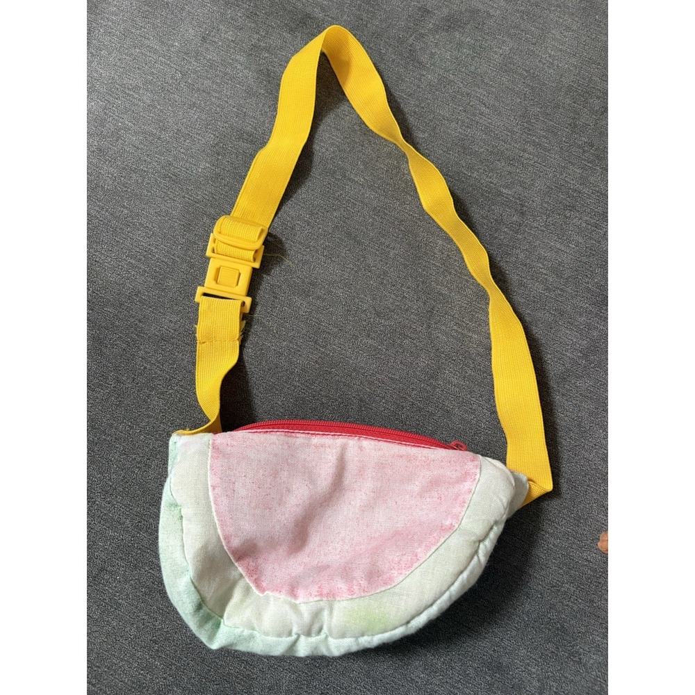 Vintage Avon 80's Pink Watermelon Kids Fanny Pack Waist Bag